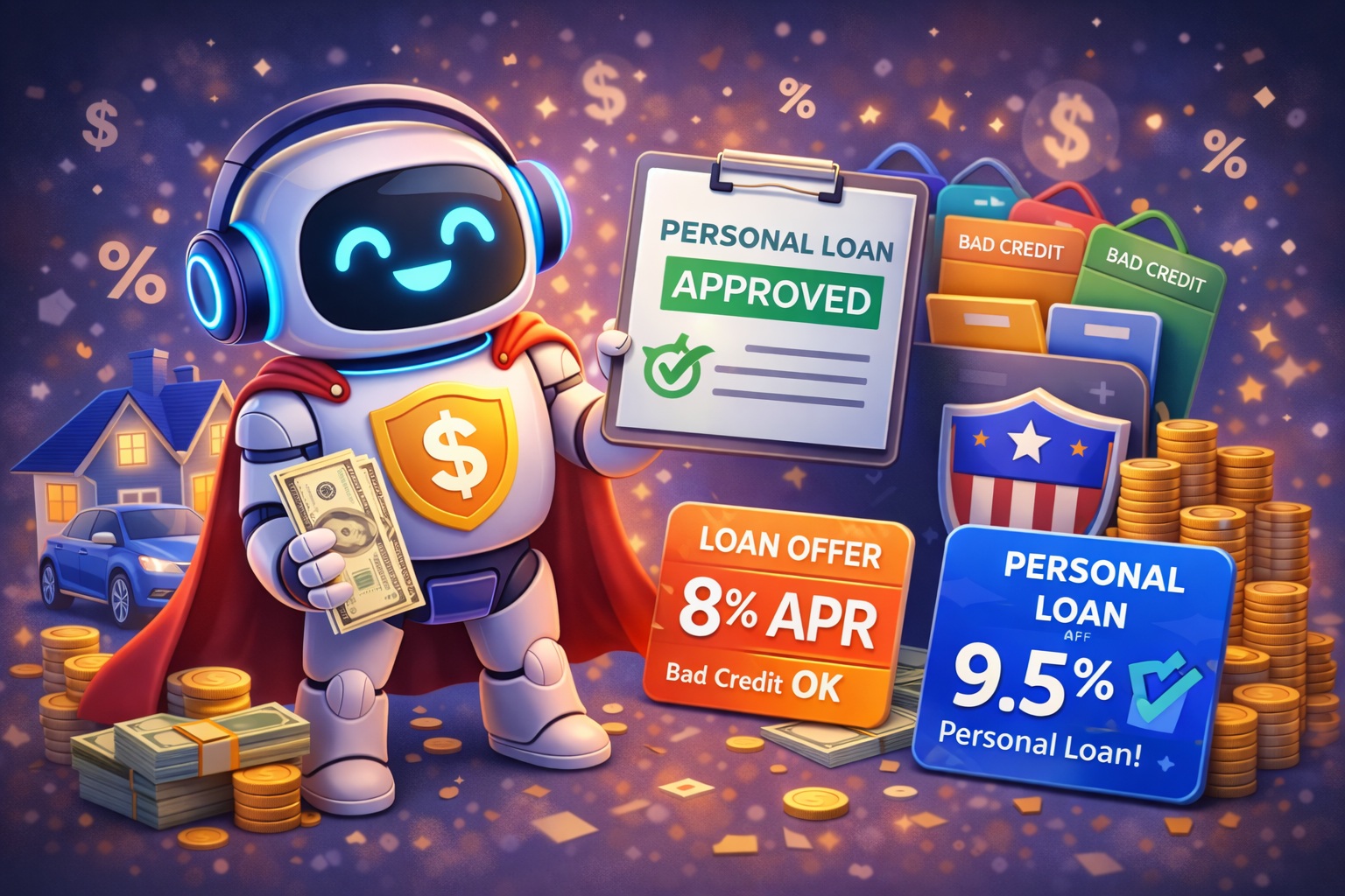 Best Personal Loans for Bad Credit in USA (2026) | Fast Approval, Low APR
