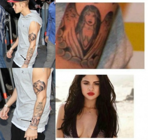 Justin Bieber Latest Tattoo Resembles Selena Gomez Justin Bieber Latest Tattoo Resembles Selena Gomez